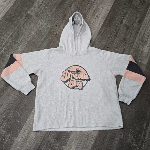 Sport Shuttle DREAM BIG Pullover Graphic NASA Souvenir Kangaroo Sweater Hoodie - Picture 8 of 8